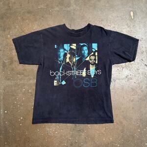 Backstreet Boys 2008 Unbreakable Tour T-Shirt Size M - Vintage Graphic